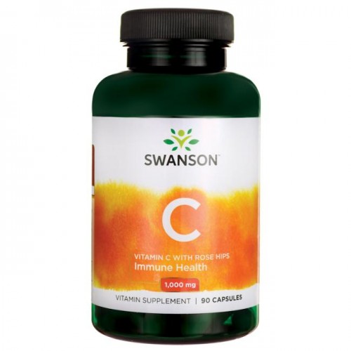 Swanson Vitamin C Rose Hips 1000 мг 90 капс