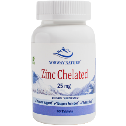 Norway Nature Zinc Chelated 25 мг 60 таб