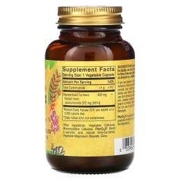 Solgar Экстракт корня куркумы 60 растительных капсул