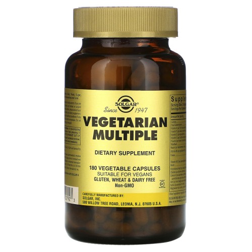 Solgar Vegetarian Multiple 180 растительных капсул