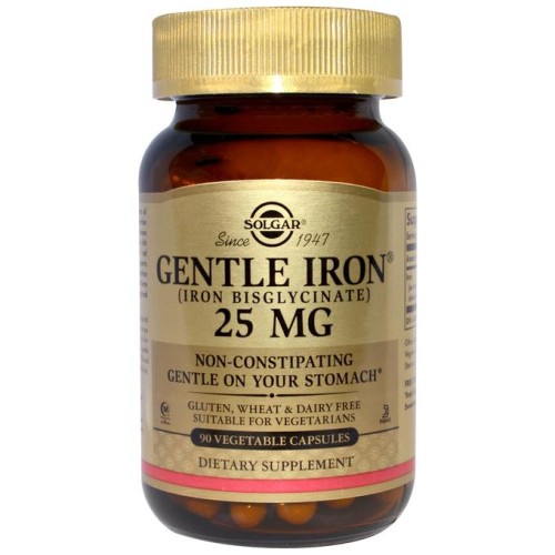 Solgar Gentle Iron 25 мг 180 капс