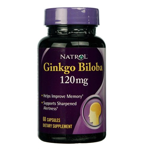 Natrol Ginkgo Biloba 120 mg 60 капс.
