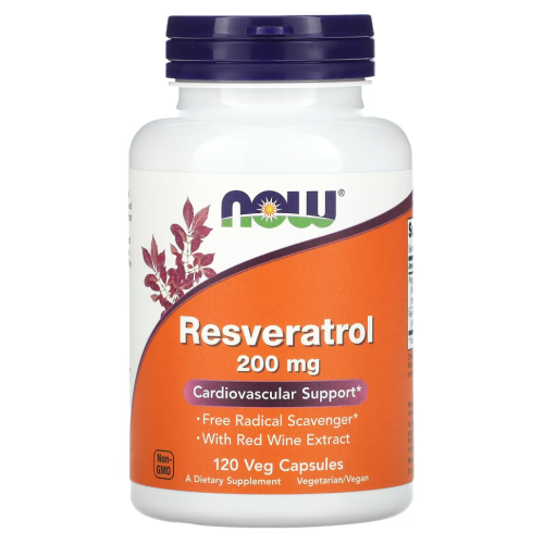 Now Foods Resveratrol 200 мг 120 vcaps