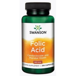 Swanson Folic Acid 800 мкг (1335 mcg dfe) 250 капс