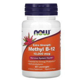 Now foods Methyl B-12 метилкобаламин 10000 мкг 60 таб
