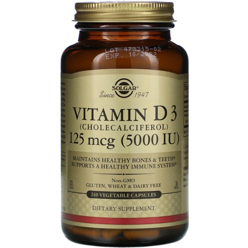 Solgar Vitamin D3 5000 МЕ 240 капс