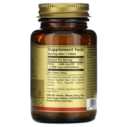 Solgar Folate 1000 mcg 120 Tablets
