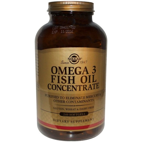 Solgar Omega-3 Fish Oil Concentrate 240 капс