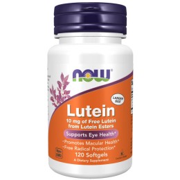 Now foods Lutein 10 мг 120 капс
