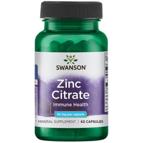 Swanson Zinc Citrate 50 мг 60 капс