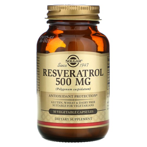 Solgar Resveratrol 500 мг 30 vcaps