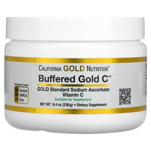 California Gold Nutrition Buffered Gold C аскорбат натрия 238 г