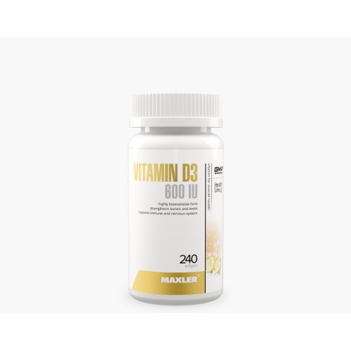 Maxler Vitamin D3 600 МЕ 240 капс