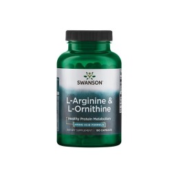 Swanson L-Arginine & L-Ornithine 100 капс