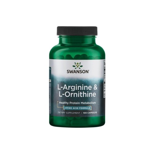 Swanson L-Arginine & L-Ornithine 100 капс