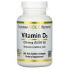 California Gold Nutrition vitamin D-3 5000 МЕ 360 капс