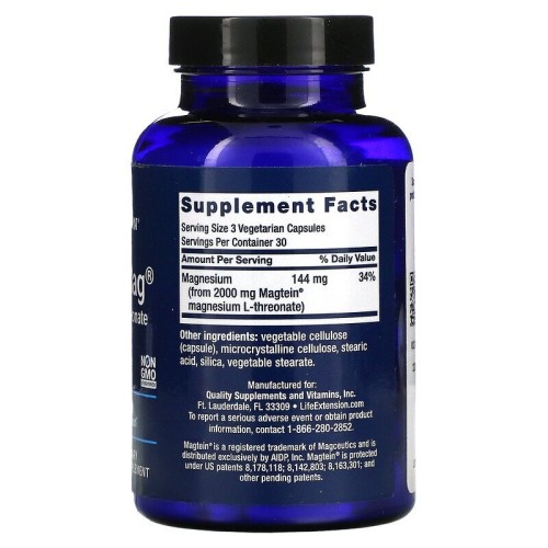 Life Extension Neuro-Mag Magnesium L-Threonate 90 vcaps