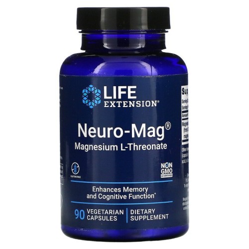 Life Extension Neuro-Mag Magnesium L-Threonate 90 vcaps