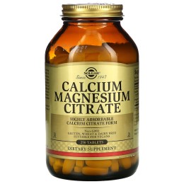 Solgar Calcium Magnesium Citrate 250 таб