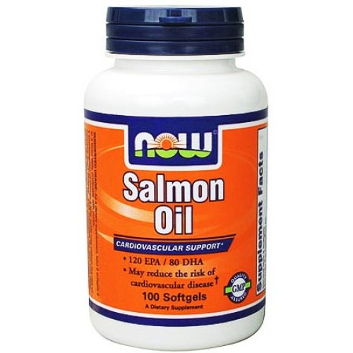 NOW Foods Salmon Oil омега-3 1000 мг 100 капс