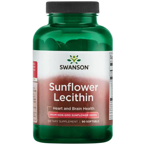 Swanson Soy Lecithin Non-Gmo 1200 90 softgel