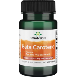 Swanson Beta Carotene 10000 iu (3000 мкг) 100 softgel