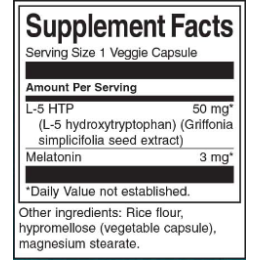 Swanson 5-HTP & Melatonin 30 vcaps