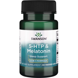 Swanson 5-HTP & Melatonin 30 vcaps