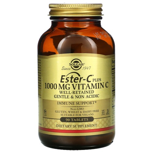 Solgar Ester-C Plus 1000 мг витамина С 90 таб