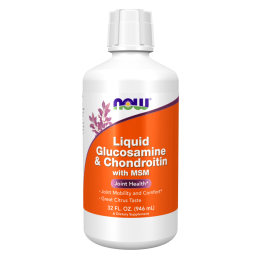 Now foods Liquid Glucosamine Chondroitin with MSM 946 мл