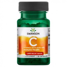 Swanson Vitamin C Rose Hips 1000 мг 30 капс