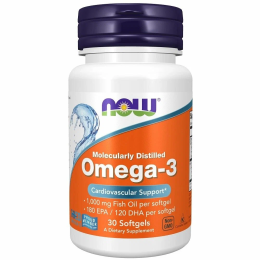 NOW Foods Omega 3 1000 мг 30 капс