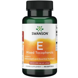 Swanson Vitamin E Mixed 400 iu (268 мг) 100 softgel