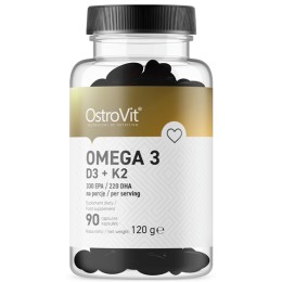 OstroVit Omega 3 D3 + K2 90 капс