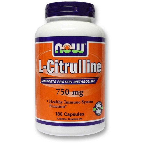 Now L-Citrulline 750 мг 180 капсул