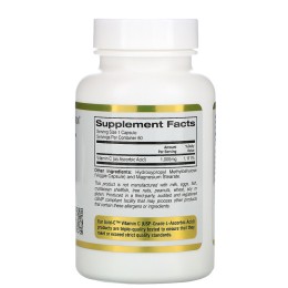 California Gold Nutrition Gold C витамин C 1000 мг 60 растительных капсул