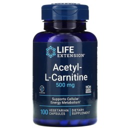 Life Extension Acetyl-L-Carnitine 500 мг 100 vcaps