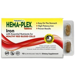 Natures Plus HEMA-PLEX Iron 30 таб