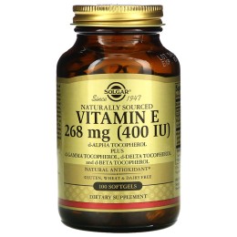 Solgar Vitamin E 268 мг (400 ME) Mixed Tocopherols 100 капс