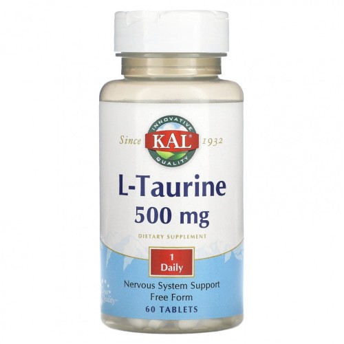Kal L-Taurine 500 мг 60 таб