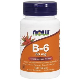 Now foods Vitamin B-6 50 mg 100 таб.