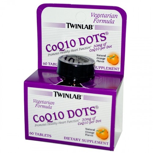 Twinlab Coenzyme Q10 Dots 60 таб.