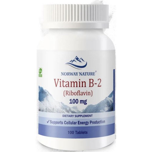 Norway Nature B-2 100 мг Riboflavin 100 таб