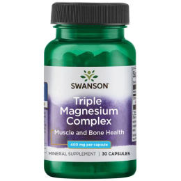 Swanson Triple Magnesium Complex 400 мг 30 капс