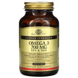 Solgar Омега-3 700 мг ЭПК и ДГК 60 капс