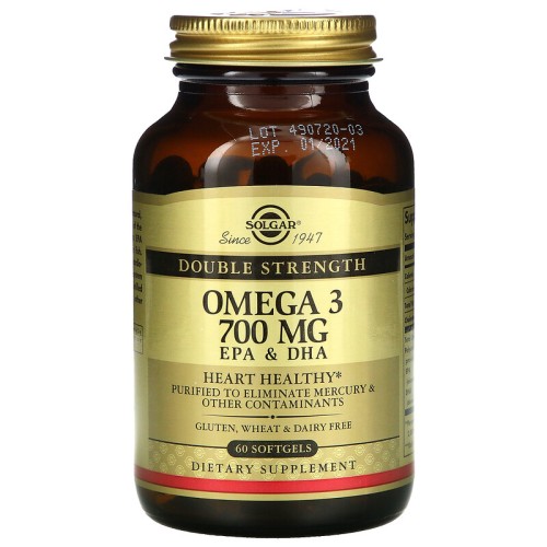 Solgar Омега-3 700 мг ЭПК и ДГК 60 капс