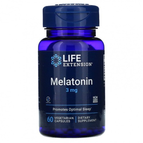Life Extension Melatonin 3 мг 60 vcaps