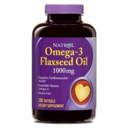 Natrol Flaxseed Oil 1000 mg 200 капс.