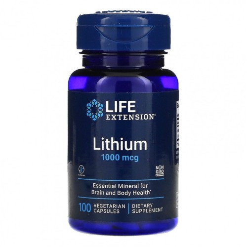 Life Extension Lithium 1000 мкг 100 капс