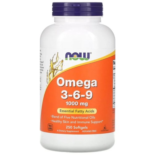 Now foods Omega 3-6-9 1000 мг 250 капс